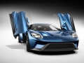 All-New Ford GT Front View, Open Doors, January 2015