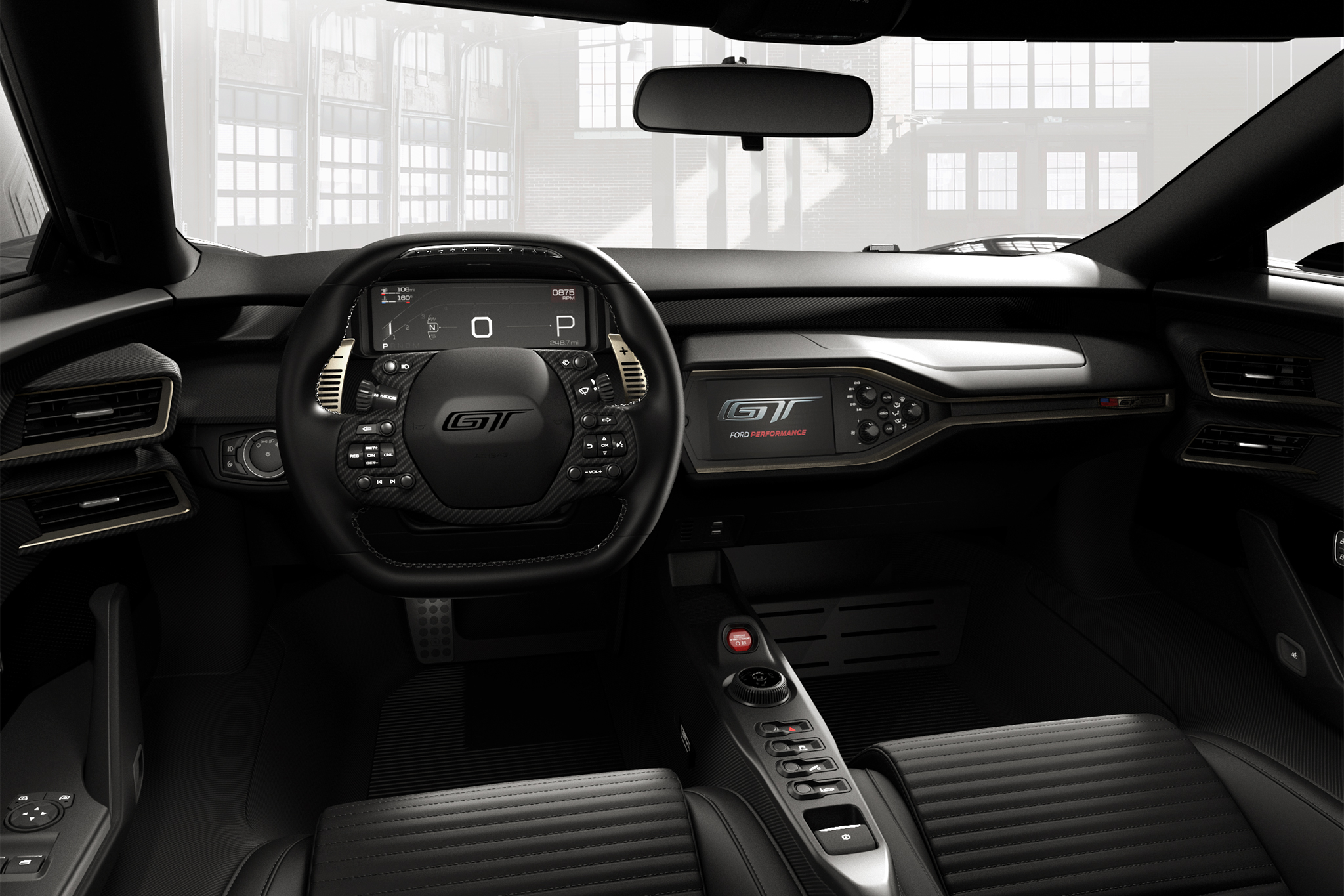 2017 Ford GT interior